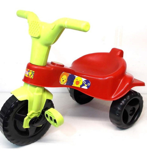 Velotrol Infantil Triciclo Vermelho Motoca Pedalar Menino